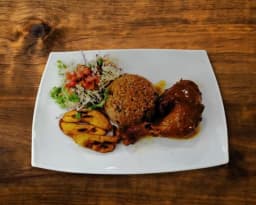 Con pollo caribeño
